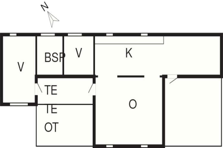 5 Person Holiday Home In R M Vesterhede 外观 照片
